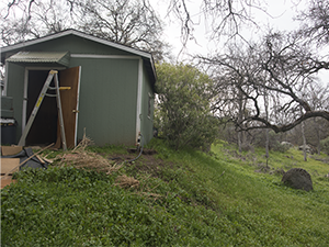 Walk-in cooler exterior